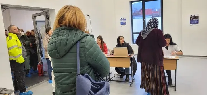 Participanți la un eveniment de conștientizare a sănătății